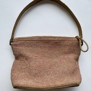 Retro Nude Colors Woven Liz Claiborne Purse